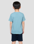 Little M Bears Basketball Print Pakaian Setelan Anak Laki-laki