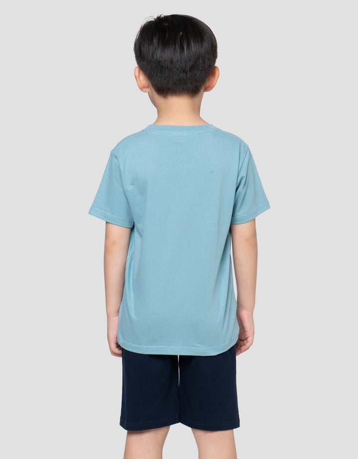 Little M Bears Basketball Print Pakaian Setelan Anak Laki-laki