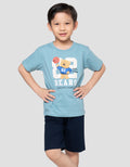 Little M Bears Basketball Print Pakaian Setelan Anak Laki-laki