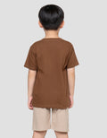 Little M School Champ Tiger Print Pakaian Setelan Anak Laki-laki