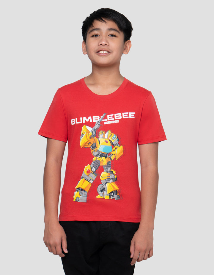 CHARACTER TRANSFORMERS BEE PRINT KAOS ANAK LAKI-LAKI