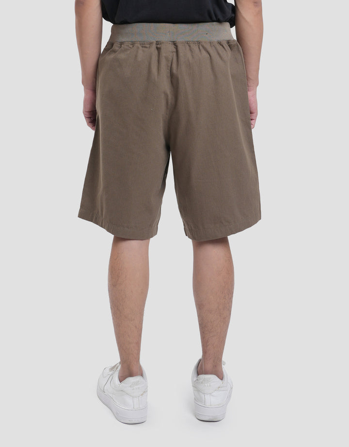 Nevada Rib Bottom Print Texture Celana Pendek Pria
