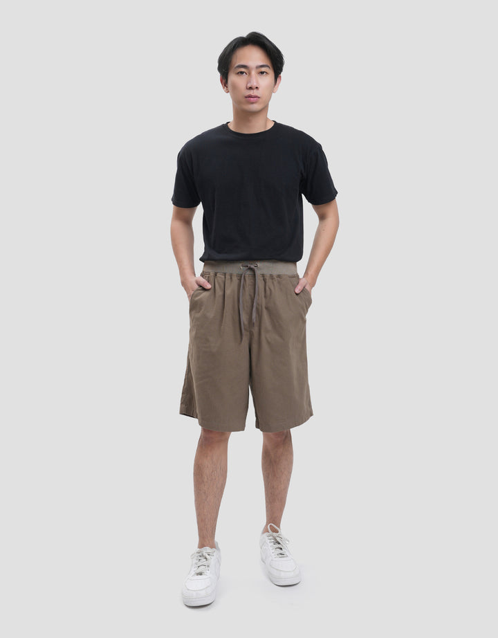Nevada Rib Bottom Print Texture Celana Pendek Pria