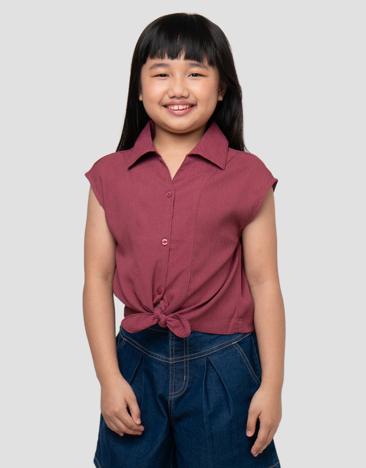 LITTLE M RIBBON KEMEJA ANAK PEREMPUAN