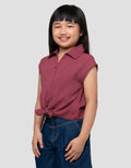 LITTLE M RIBBON KEMEJA ANAK PEREMPUAN