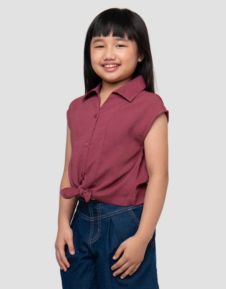 LITTLE M RIBBON KEMEJA ANAK PEREMPUAN