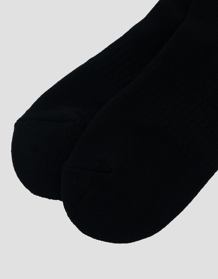COLE 1PK QUARTER SPORT BLACK BASED STRIPE KAUS KAKI PRIA