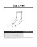 COLE 1PK QUARTER SPORT BLACK BASED STRIPE KAUS KAKI PRIA