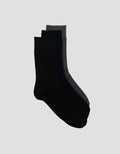 COLE 3PK QUARTER CASUAL SOLID RIB KAUS KAKI PRIA