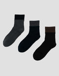 COLE 3PK ANKLE CASUAL DOUBLE LAYER KAUS KAKI PRIA