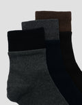 COLE 3PK ANKLE CASUAL DOUBLE LAYER KAUS KAKI PRIA
