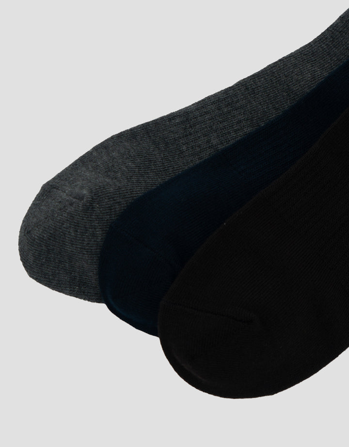 COLE 3PK ANKLE CASUAL DOUBLE LAYER KAUS KAKI PRIA