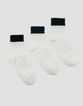 COLE 3PK ANKLE CASUAL DOUBLE LAYER KAUS KAKI PRIA