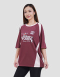 Nevada Polymesh Looney Tunes Kaos Oversize Wanita