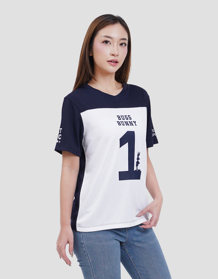 Nevada Reg Print Polymesh Looney Tunes Kaos Wanita
