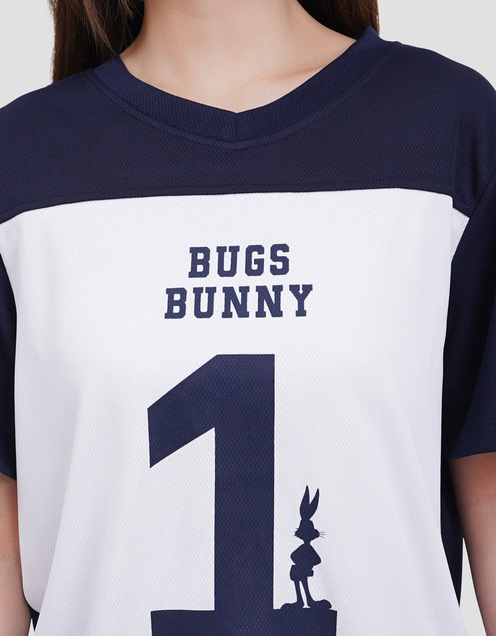 Nevada Reg Print Polymesh Looney Tunes Kaos Wanita