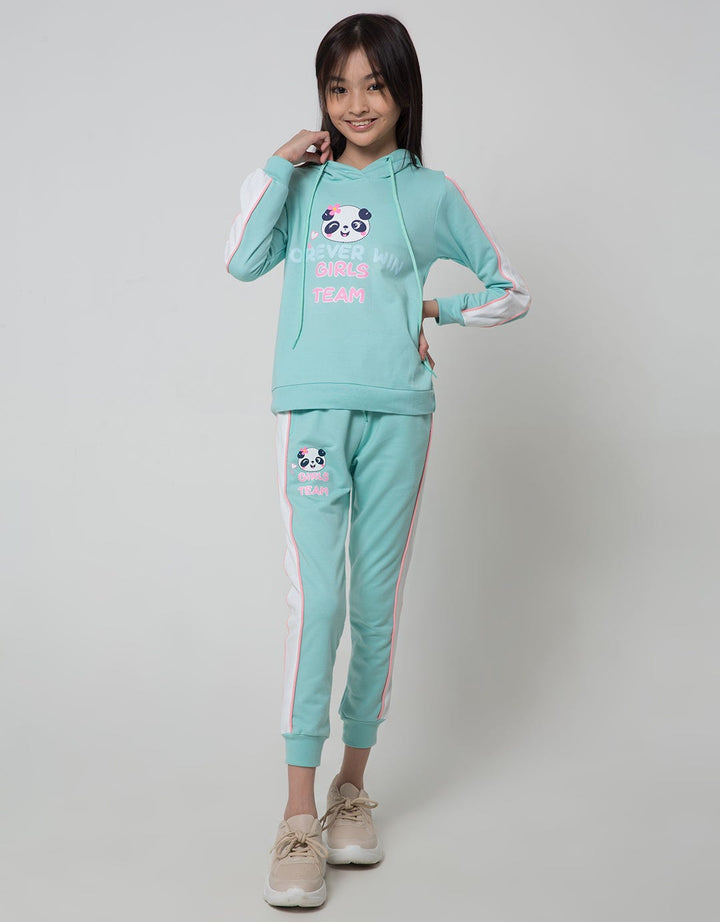 Aero Panda Girl Sweater Hoodie Anak Perempuan
