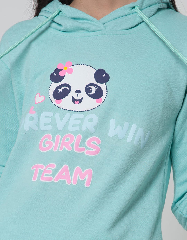Aero Panda Girl Sweater Hoodie Anak Perempuan
