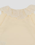LITTLE M LACE COLLAR PLAIN KAOS BAYI