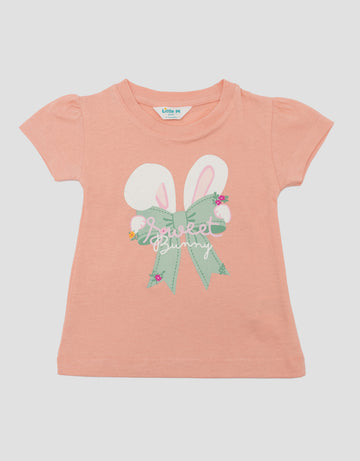 LITTLE M PRINT SWEET BUNNY KAOS BAYI