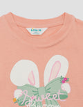 LITTLE M PRINT SWEET BUNNY KAOS BAYI