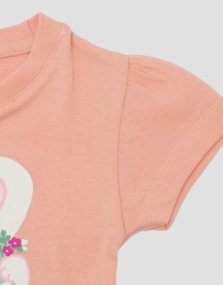 LITTLE M PRINT SWEET BUNNY KAOS BAYI