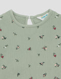 LITTLE M TEXTURE FLOWER SET PAKAIAN BAYI