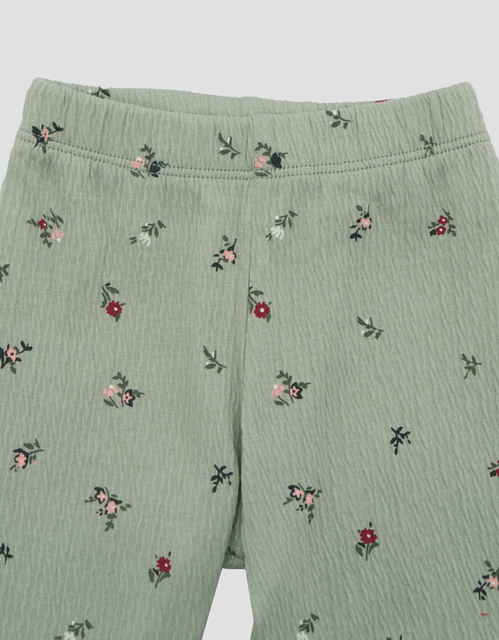 LITTLE M TEXTURE FLOWER SET PAKAIAN BAYI