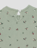 LITTLE M TEXTURE FLOWER SET PAKAIAN BAYI