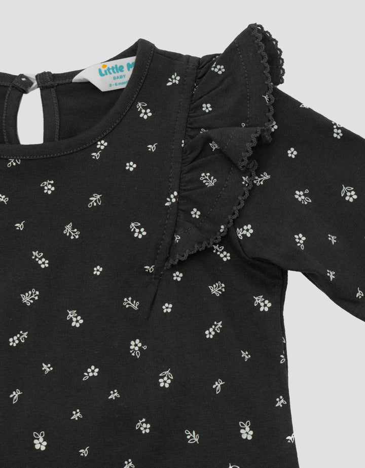 LITTLE M FLOWERS PAKAIAN SETELAN BAYI