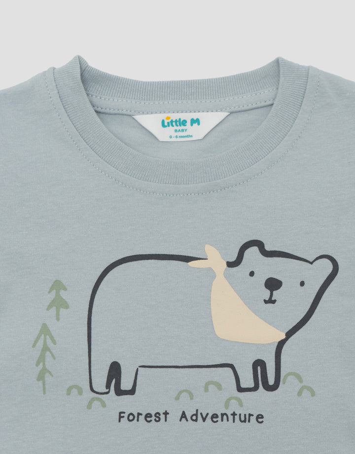 LITTLE M PRINT FOREST ADVENTURE KAOS BAYI