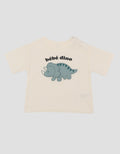 LITTLE M DINO APPLIQUE KAOS BAYI