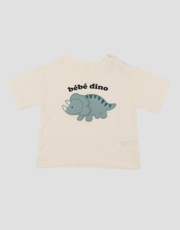 LITTLE M DINO APPLIQUE KAOS BAYI