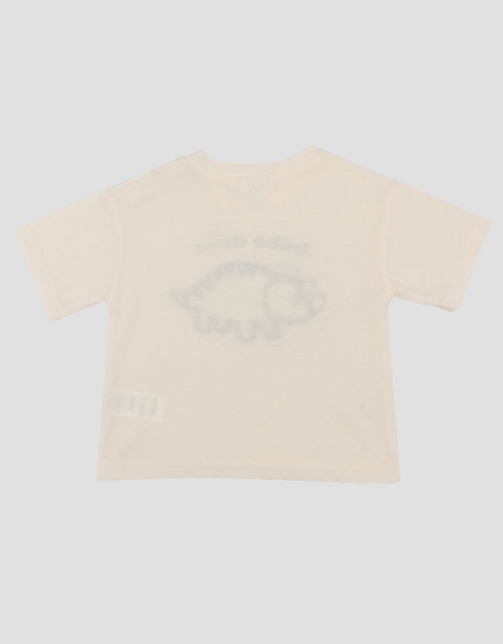 LITTLE M DINO APPLIQUE KAOS BAYI