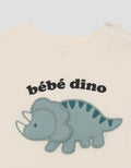 LITTLE M DINO APPLIQUE KAOS BAYI