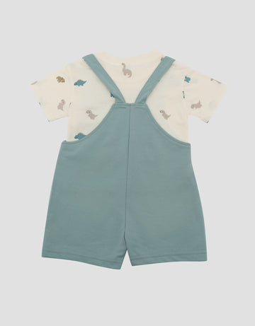 LITTLE M DINO EZO OVERALL JUMPSUIT BAYI