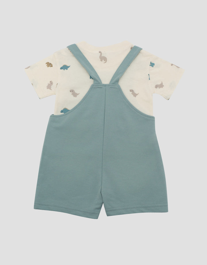 LITTLE M DINO EZO OVERALL JUMPSUIT BAYI