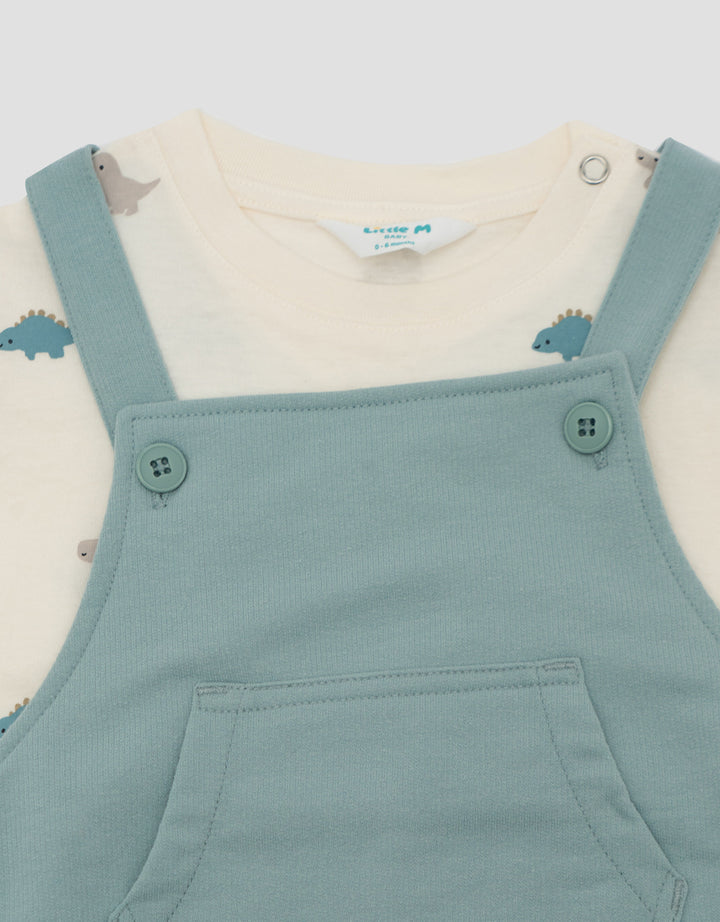 LITTLE M DINO EZO OVERALL JUMPSUIT BAYI