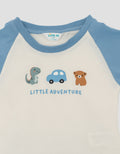 LITTLE M PRINT MINI BEARS PAKAIAN SETELAN BAYI