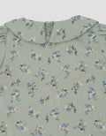 LITTLE M DOUBLE LAYER PRINT FLOWERS PAKAIAN SETELAN BAYI