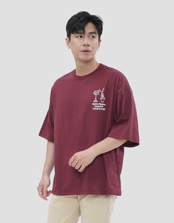 NEVADA SPONGEBOB CHUM BUCKET KAOS OVERSIZE PRIA