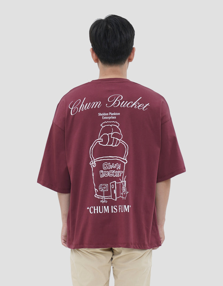NEVADA SPONGEBOB CHUM BUCKET KAOS OVERSIZE PRIA