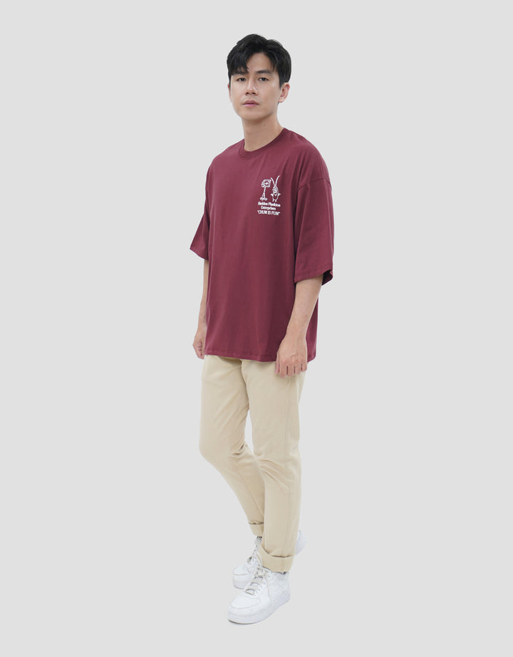 NEVADA SPONGEBOB CHUM BUCKET KAOS OVERSIZE PRIA