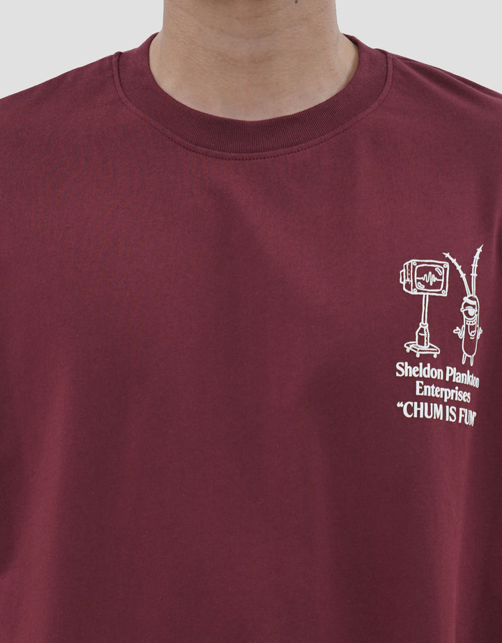 NEVADA SPONGEBOB CHUM BUCKET KAOS OVERSIZE PRIA
