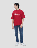NEVADA INDO RANGE COLOR COLL PRINTED KAOS OVERSIZE PRIA