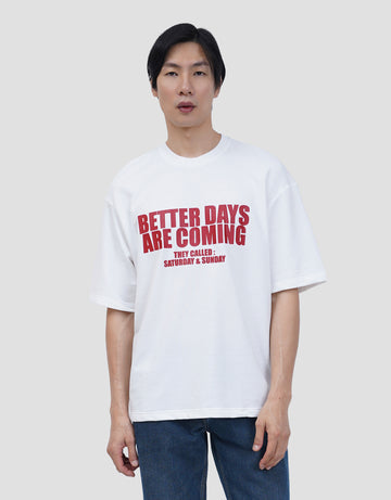 NEVADA INDO RANGE COLOR COLL BETTER DAYS PRINTED KAOS OVERSIZE PRIA
