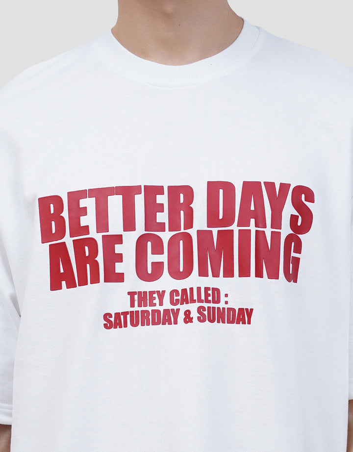 NEVADA INDO RANGE COLOR COLL BETTER DAYS PRINTED KAOS OVERSIZE PRIA