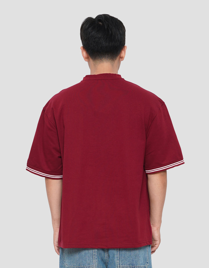 NEVADA PIPING VARSITY - STYLE 1 KAOS OVERSIZE PRIA