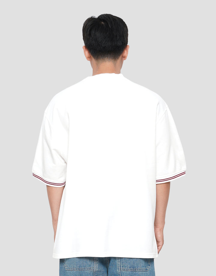 NEVADA PIPING VARSITY - STYLE 2 KAOS OVERSIZE PRIA