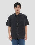 NEVADA COLLAR SULFUR DENIM KEMEJA PRIA